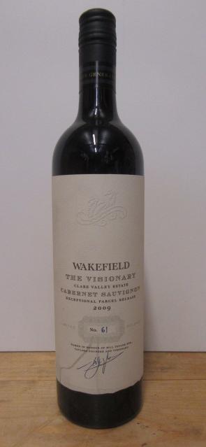 One bottle 2009 Wakefield The Visionary Cabernet Sauvignon (No.61) (Est. plus 21% premium inc. VAT) Image