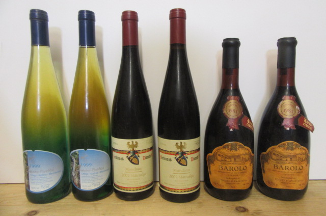 Two bottles 1981 Barolo Image