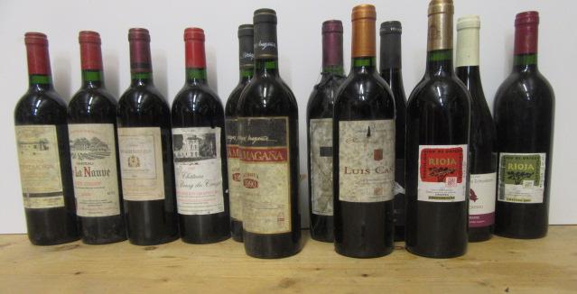 Seven bottles 1990-2001 Rioja Image