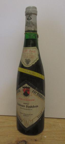 One bottle 1959 Ockfener Bockstein Beerenauslese Wanbaudomanen Trier (Est. plus 21% premium inc. Image