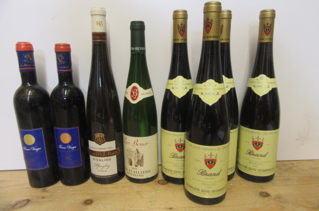 Four bottles 2008 Riesling Grand Cru Brand Dom Z. Humbrecht Image