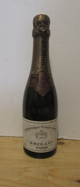 One half bottle 1964 Krug Private Cuvee (Est. plus 21% premium inc. VAT) Image