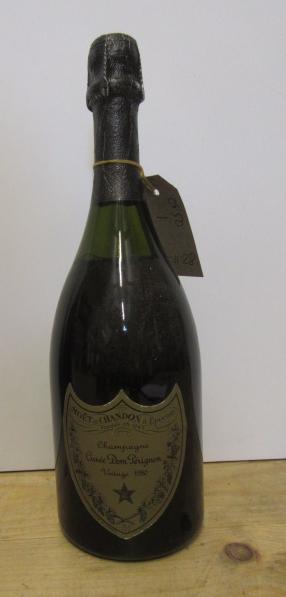 One bottle 1980 Moet & Chandon Dom Perignon (Est. plus 21% premium inc. VAT) Image