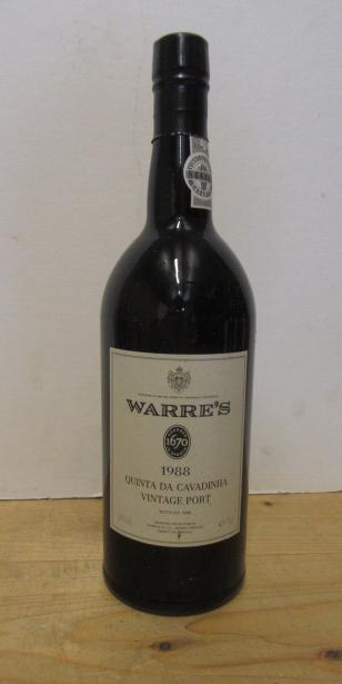 Six bottles 1988 Warre's Quinta da Cavadinha Image
