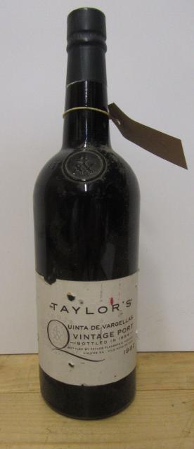 One bottle 1982 Taylor's Quinta de Vargellas (Est. plus 21% premium inc. VAT) Image