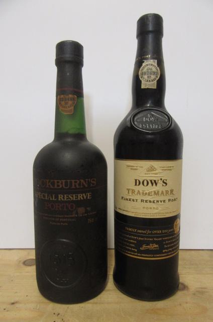One bottle Dow's Trademark Finest Reserve and one bottle Cockburn's Special Reserve Image