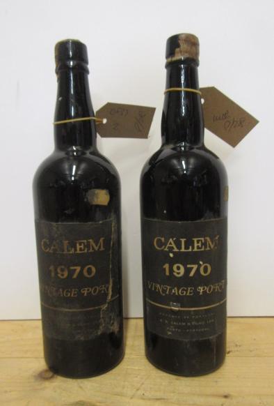 Two bottles 1970 Calem Port (Est. plus 21% premium inc. VAT) Image