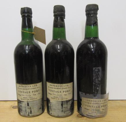 Three bottles 1960 Da Silva (Est. plus 21% premium inc. VAT) Image
