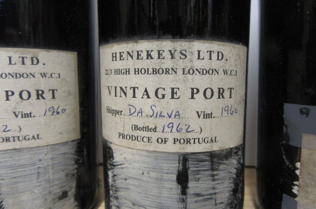 Three bottles 1960 Da Silva (Est. plus 21% premium inc. VAT) Image