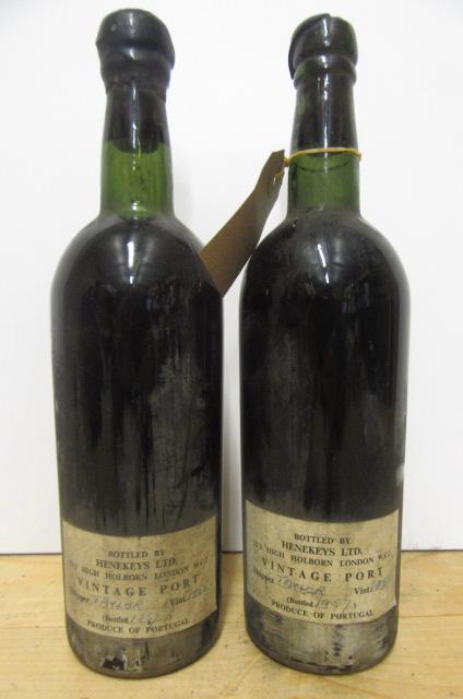 Two bottles 1955 Taylors (Est. plus 21% premium inc. VAT) Image