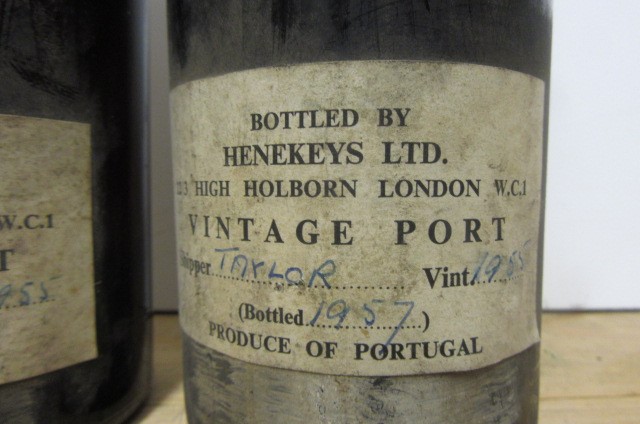 Two bottles 1955 Taylors (Est. plus 21% premium inc. VAT) Image