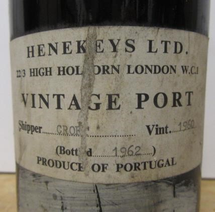 One bottle 1960 Croft's (Est. plus 21% premium inc. VAT) Image