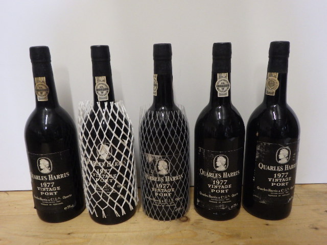 Five bottles 1977 Quarles Harris (Est. plus 21% premium inc. VAT) Image