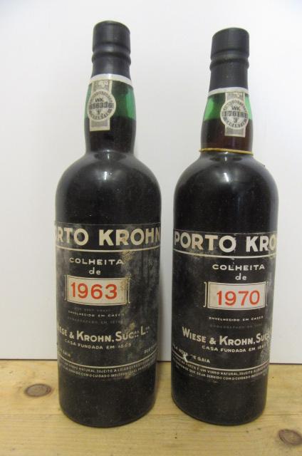 One bottle 1963 Wiese & Krohn Image