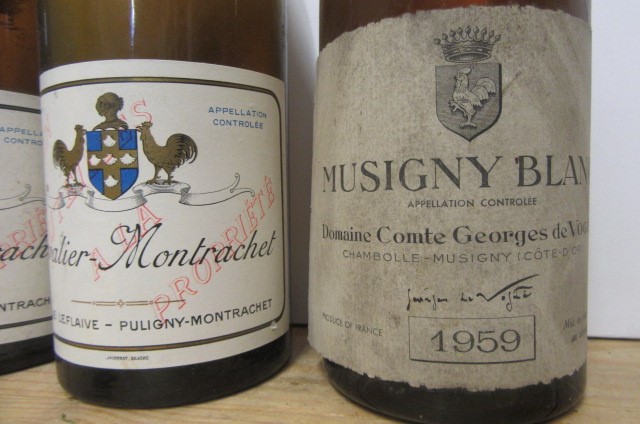 Three bottles 1959 Chevalier-Montrachet Leflaive Image