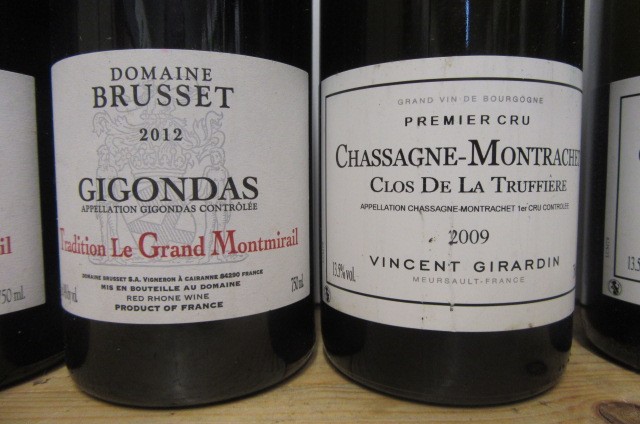 Three bottles 2009 Chassagne-Montrachet Clos de La Truffiere Image