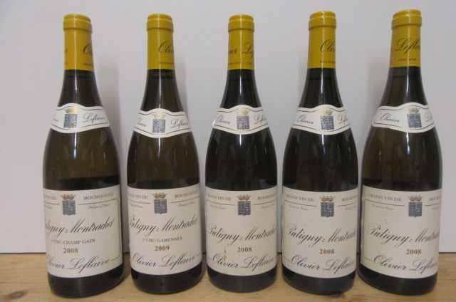 Three bottles 2008 Puligny Montrachet O. Leflaive Image