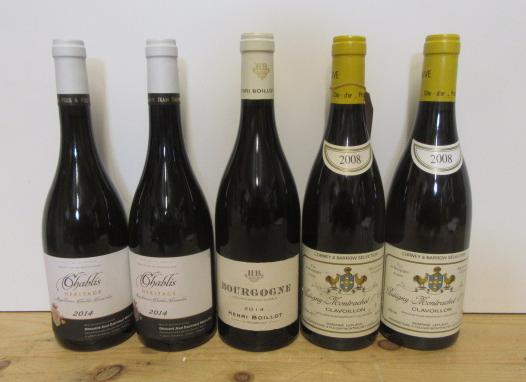 Two bottles 2008 Puligny-Montrachet 1er Cru Clavoillon Image