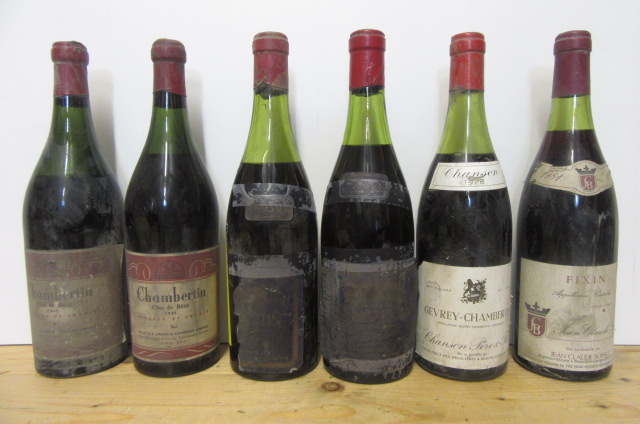 Two bottles 1949 Chambertin Clos de Beze Image