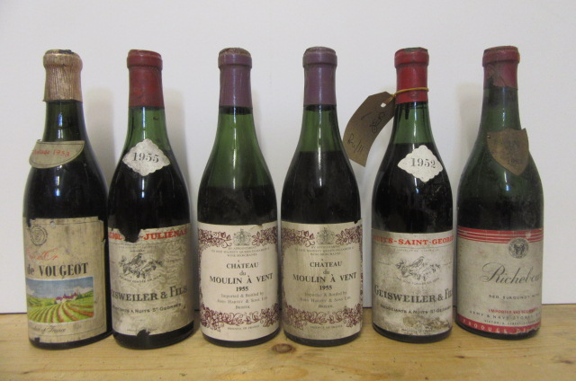 One half bottle 1952 Nuits-Saint-Georges Image