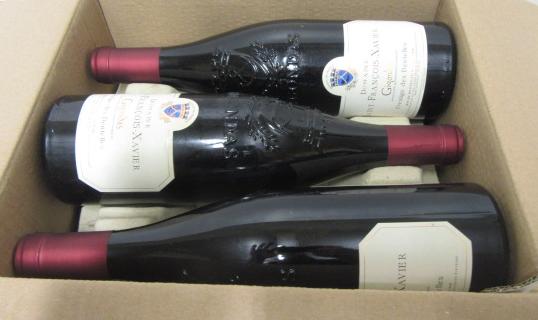 Six bottles 2013 Gigondas Domaine Saint-Francois-Xavier Image