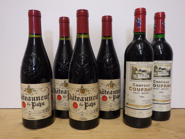 Four bottles 2014 Chateauneuf-du-Pape Perrin Image