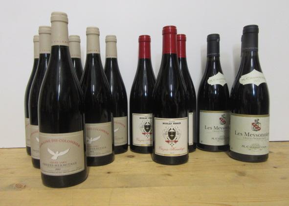 Six bottles 2012 Crozes Hermitage Cuvee Gaby Dom. du Colombier Image