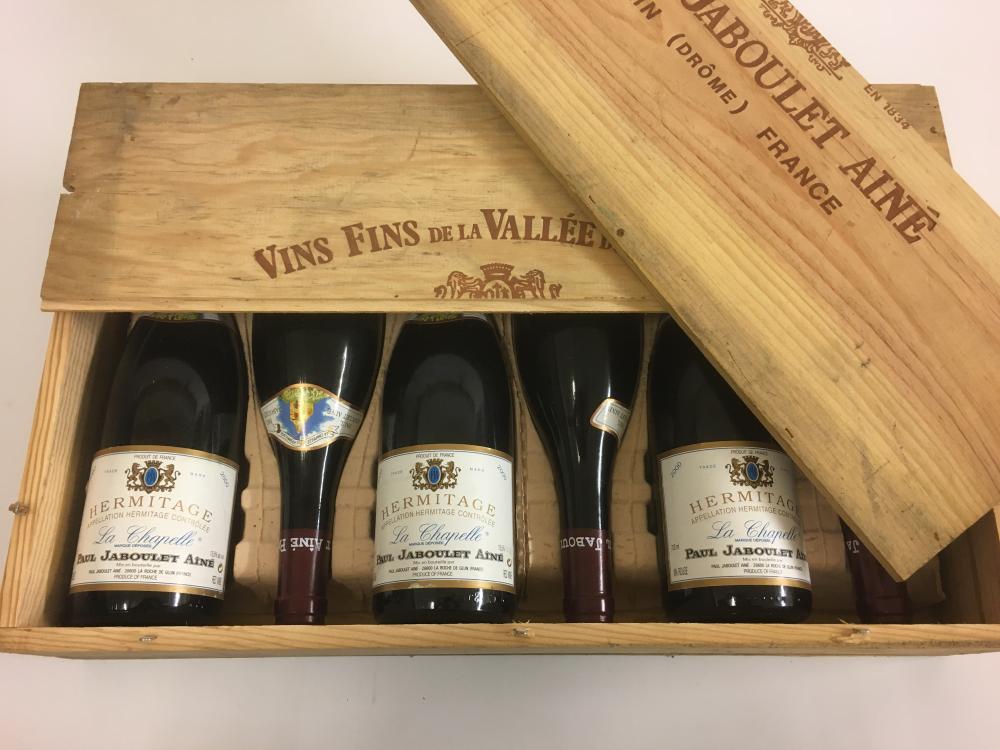 Six bottles 2000 Hermitage La Chapelle Image