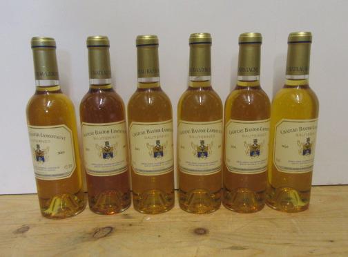 Six half bottles 2003 Chateau Bastor-Lamontagne Sauternes (Est. plus 21% premium inc. VAT) Image