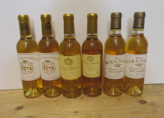 Two half bottles 2007 Chateau Rieussec Image