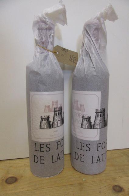 Two bottles 2007 Les Forts de Latour Pauillac Image