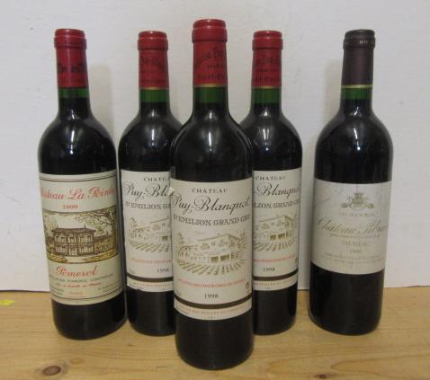 Three bottles 1998 Chateau Puy-Blanquet St Emilion Image