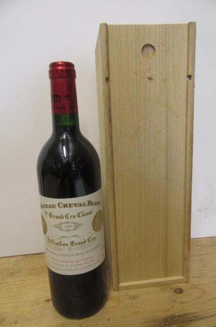 One bottle 2000 Chateau Cheval Blanc Image