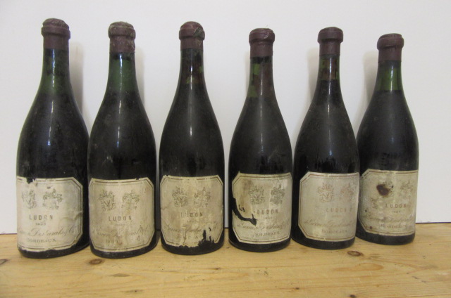 Six bottles 1928 Ludon Image