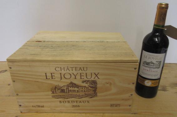 Seven bottles 2016 Chateau Le Joyeux (six in OWC) (Est. plus 21% premium inc. VAT) Image