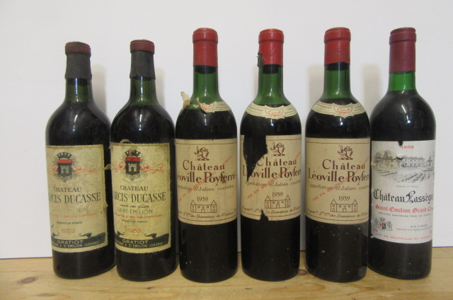 Three bottles 1959 Chateau Leoville Poyferre Image