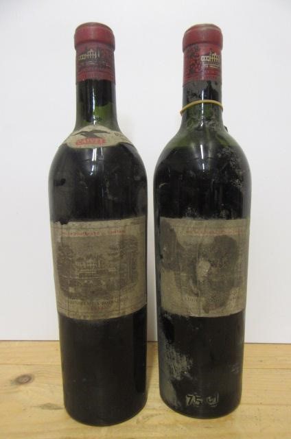 Two bottles 1953 Chateau Lafite Rothschild Image