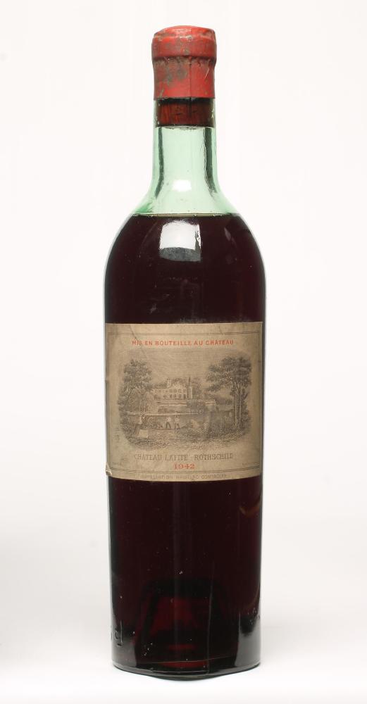 One bottle 1942 Chateau Lafite Rothschild (Est. plus 21% premium inc. VAT) Image