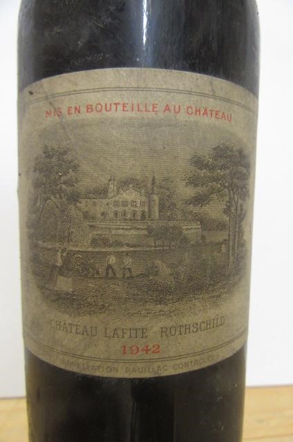 One bottle 1942 Chateau Lafite Rothschild (Est. plus 21% premium inc. VAT) Image