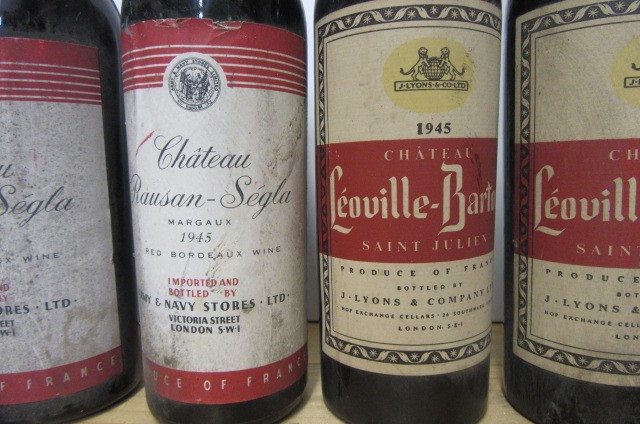 Five half bottles 1945 Chateau Leoville-Barton Saint Julien Image