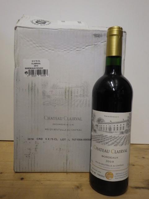 Six bottles 2010 Chateau Clairval Image