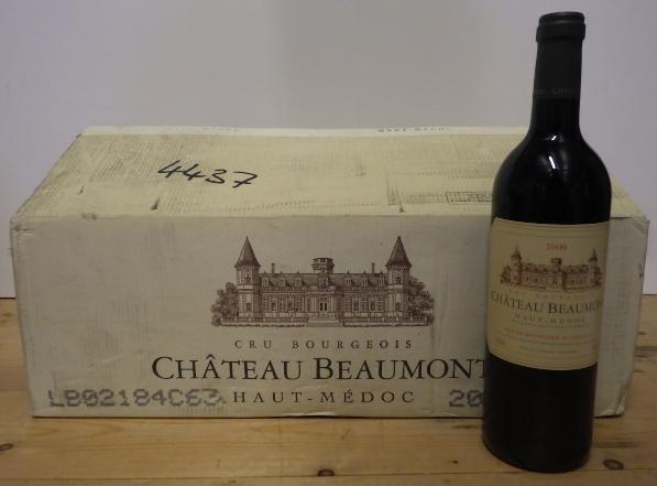 Twelve bottles 2000 Chateau Beaumont Image