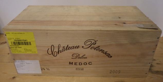 Twenty four half bottles 2009 Chateau Potensac Image