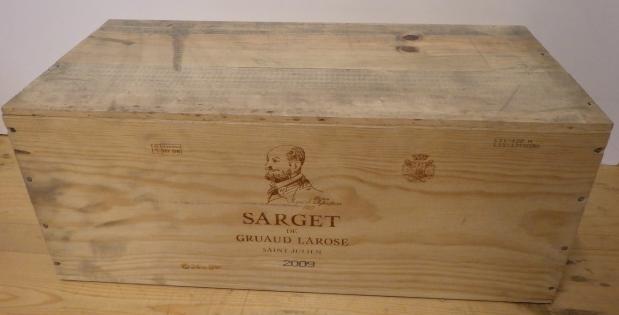 Twenty four half bottles 2009 Sarget de Gruaud Larose Saint-Julien Image