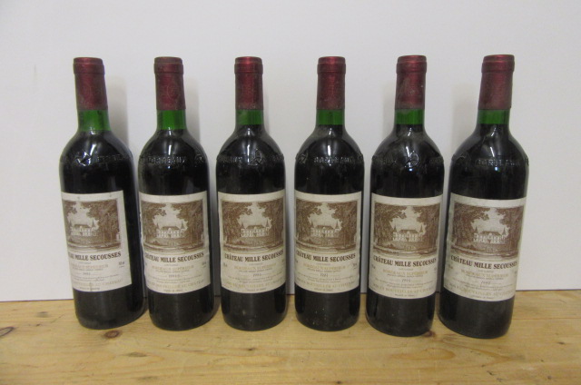Six bottles 1994 Chateau Mille Secousses Image
