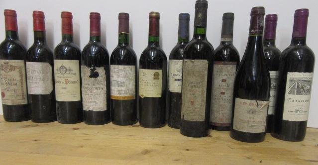 Six bottles 1996-2003 Bordeaux Image