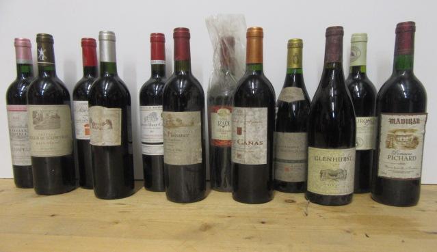 Six bottles 2000-2003 Bordeaux Image