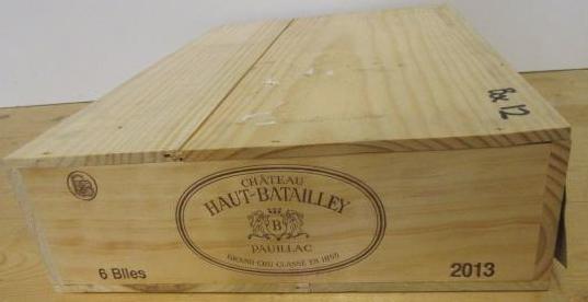 Six bottles 2013 Chateau Haut Batailley Image