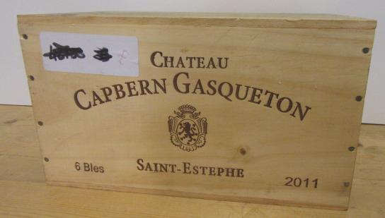 Six bottles 2011 Chateau Capbern Gasqueton St Estephe Image