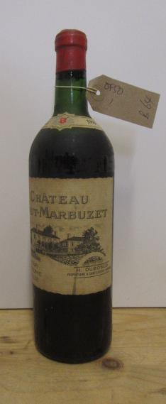 One bottle 1959 Chateau Haut Marbuzet Saint-Estephe (Est. plus 21% premium inc. VAT) Image